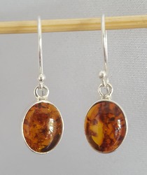 amber earrings